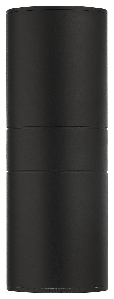 Matira Bi-Directional Outdoor LED Wall Mount, Black