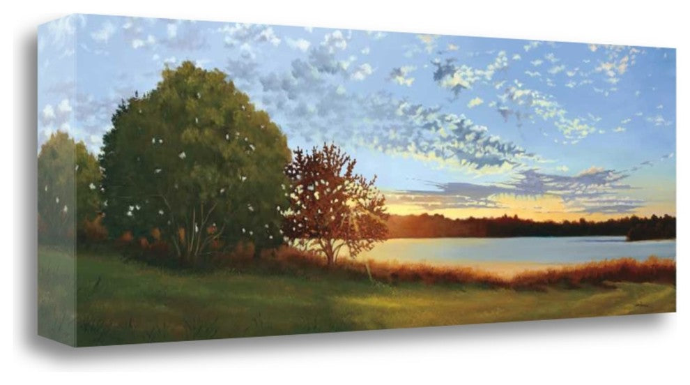 "Lakeside Sunrise" By Julie Peterson, Giclee Print on Gallery Wrap Canvas