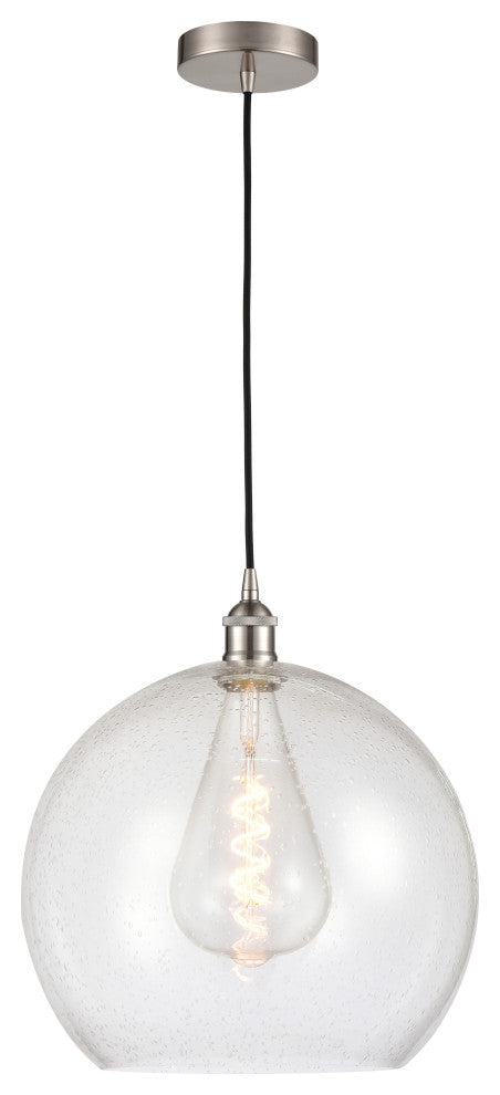Innovations 616-1P-SN-G124-14 1-Light Pendant, Brushed Satin Nickel