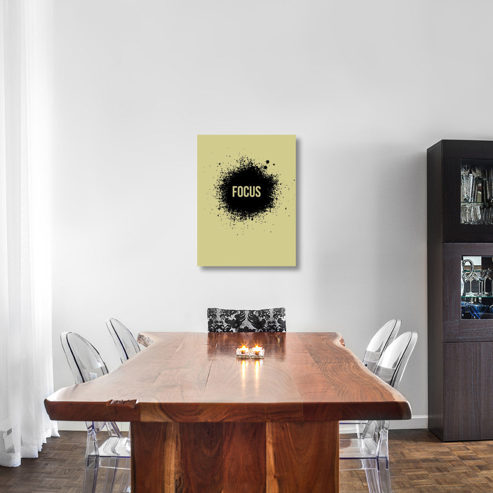"Focus Poster Grey" Fine Art Print
