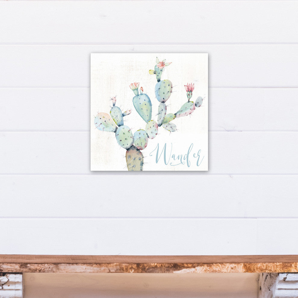 Wander Cactus 16x16 Canvas Wall Art