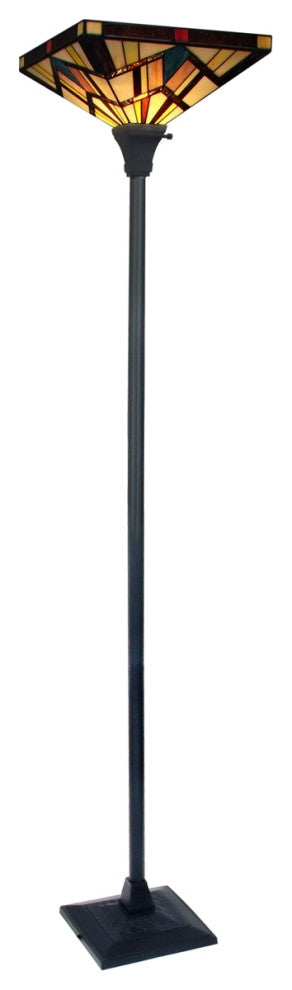 CHLOE Lighting CH3T523BM14-TF1 VINCENT Bronze 1 Light Torchiere Lamp