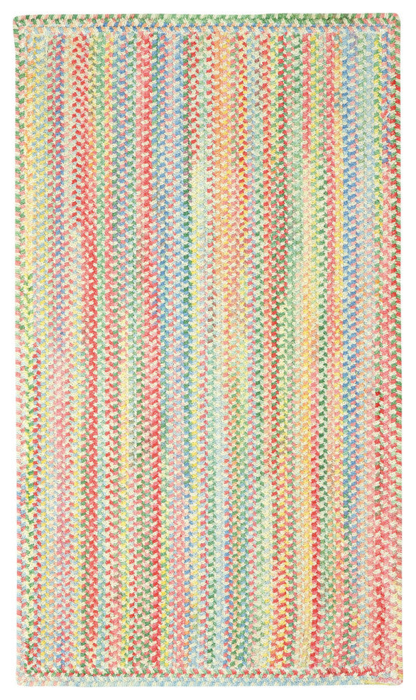 Capel Baby's Breath Natural 0450_610 Braided Rugs - 11' 4" X 14' 4" Concentric R