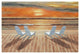 "Sunset for Four" Digital Paper Print by Diane Romanello, 20"x14"