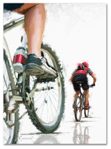 The Macneil Studio 'Mountain Bikes' Canvas Art, 47"x35"