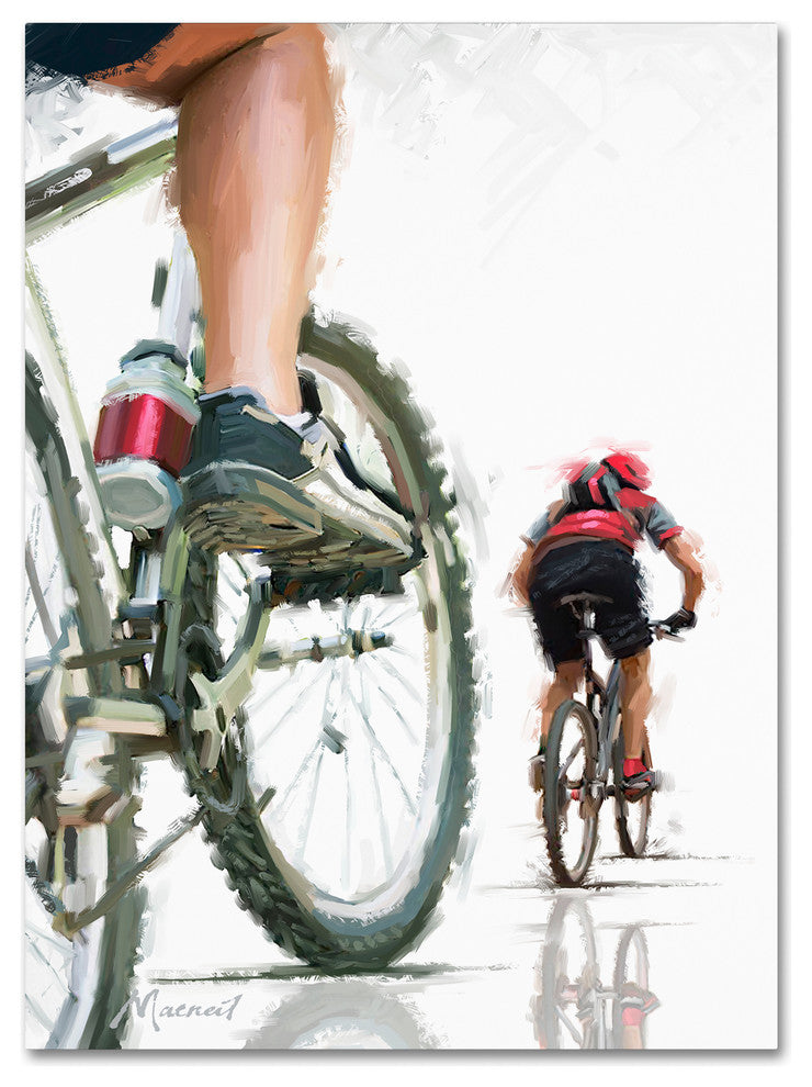 The Macneil Studio 'Mountain Bikes' Canvas Art, 47"x35"