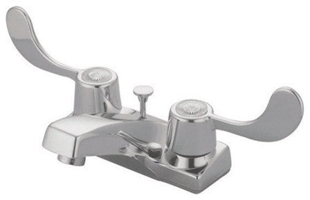 Kingston Brass 4" Centerset Bathroom Faucet, Polished Chrome