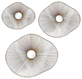 Uttermost Avarie Gold Metal Wall Art Set of 3, 4182