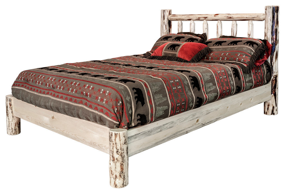 Montana Collection Platform Bed, Ready to Finish, Queen