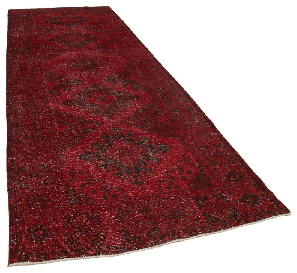 Rug N Carpet - Handmade Turkish 4' 9" x 12' 8" Unique Runner Rug