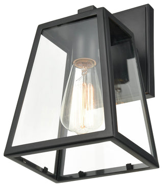 Grant Collection 1 Light 7" Powder Coat Black Outdoor Wall Sconce