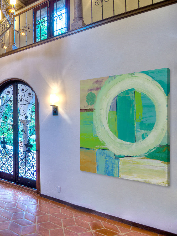 "Energy Wave I" Painting Print on Canvas by Julie Joy