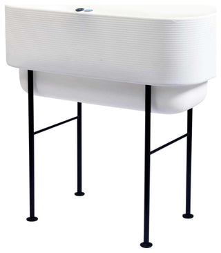Nest Raised Planter, Alpine White, 22"