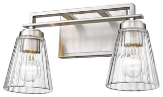 Z-LITE 2-Light Vanity, Brushed Nickel
