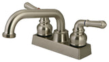 Kingston Brass 2-Handle Laundry Faucet, Brushed Nickel