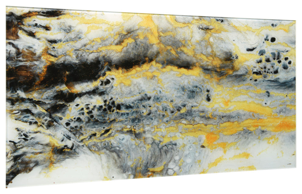 "Granite" Frameless Free Floatingtempered Glass Wall Art, B