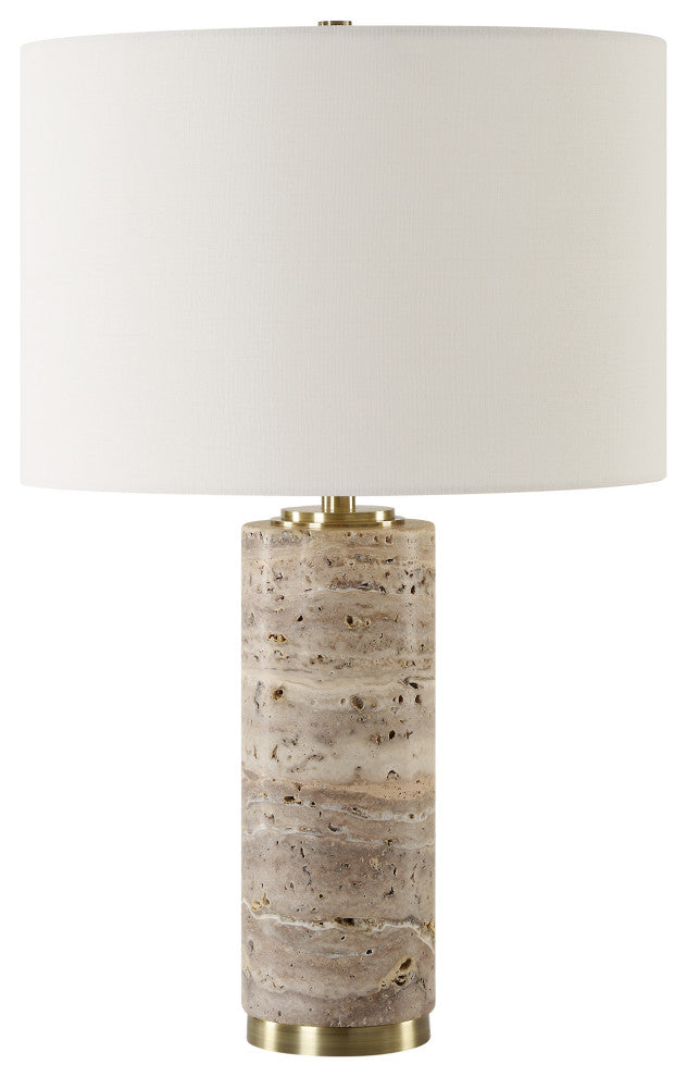 Uttermost Cortado Travertine Table Lamp