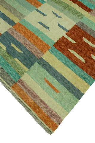 Winchester Kilim Nazgul Ivory/Rust Rug, 5'2x6'8