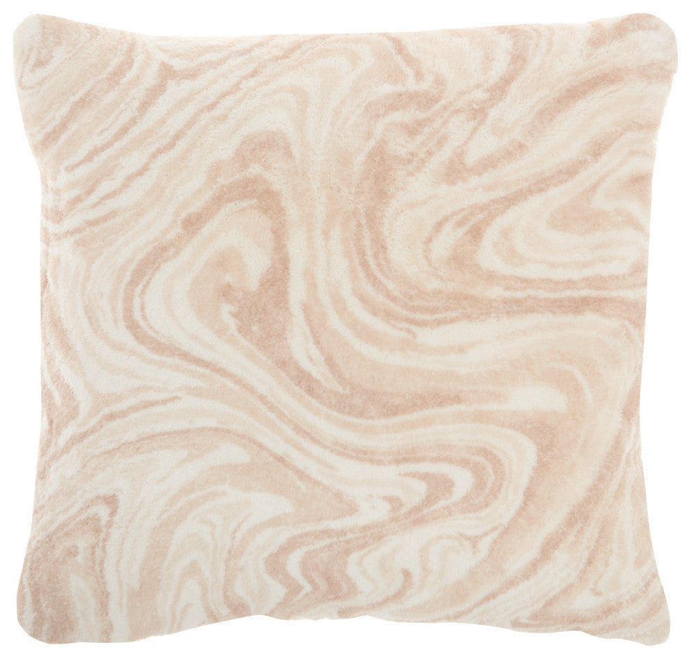 Mina Victory BJ400 Throw Pillow, Beige, 20"X20"
