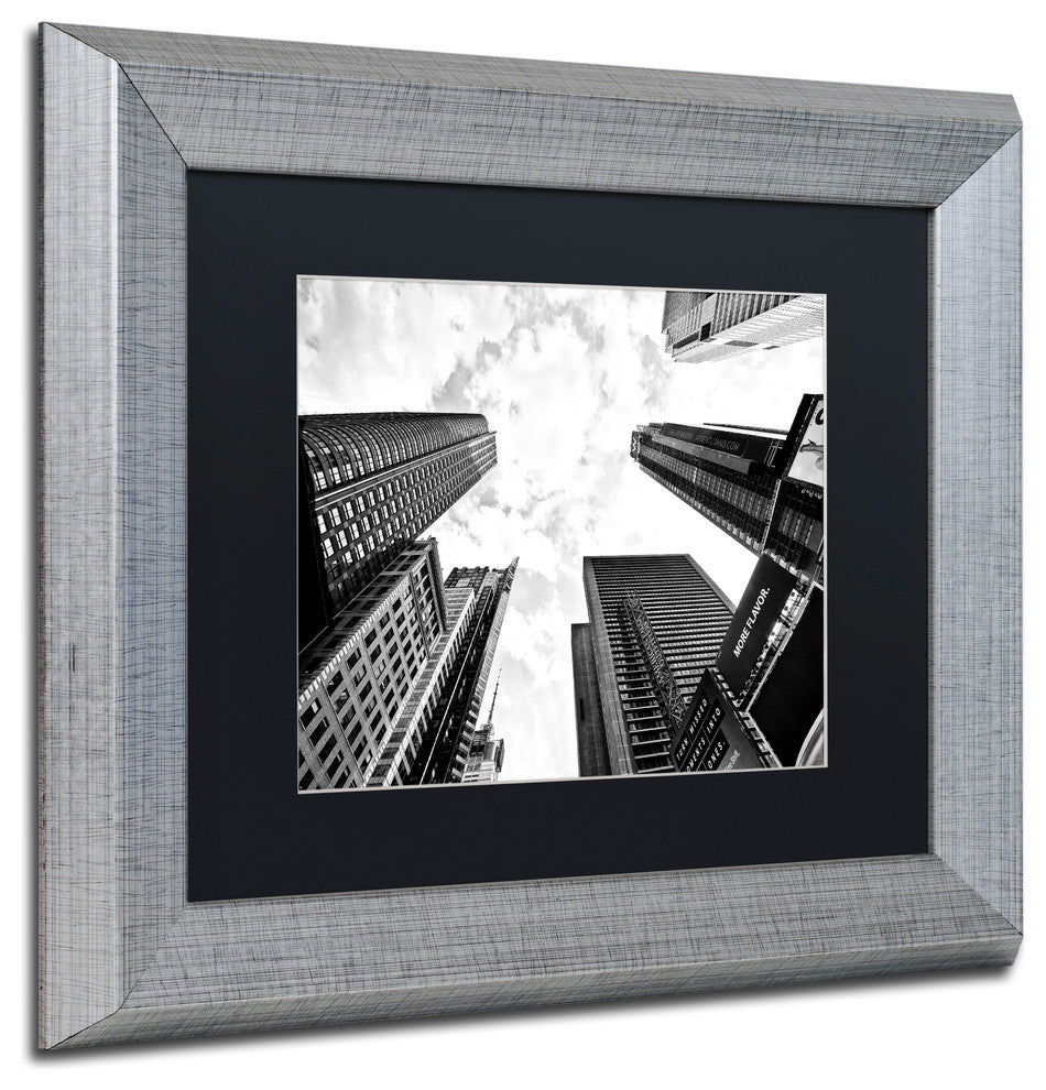 Philippe Hugonnard 'Times Square Skyscrapers' Matted Framed Art, 11x14