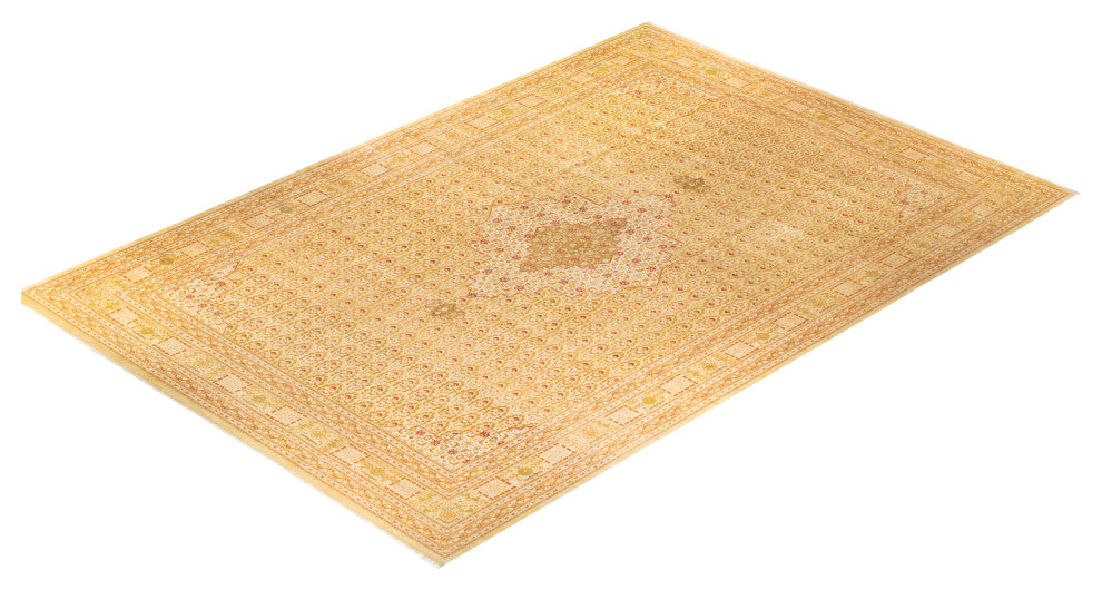 Mogul, One-of-a-Kind Hand-Knotted Area Rug Ivory, 12' 1" x 17' 5"