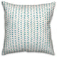 Blue Petal Pattern 18x18 Spun Poly Pillow