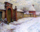 Henri Le Sidaner Le Portail Niege Gerberoy Wall Decal