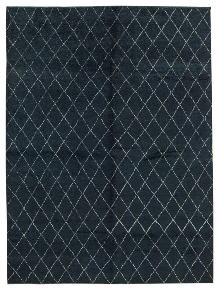 Rug N Carpet - Handmade Decorative 9' 0'' x 12' 0'' Moroccan Area Rug