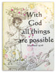 Paisley Mini Canvas, With God All Things Are Possible