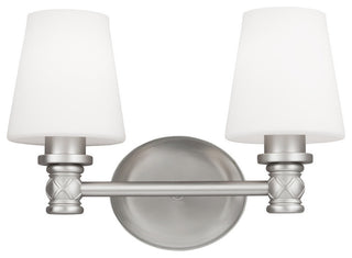 2-Light Vanity, Satin Nickel