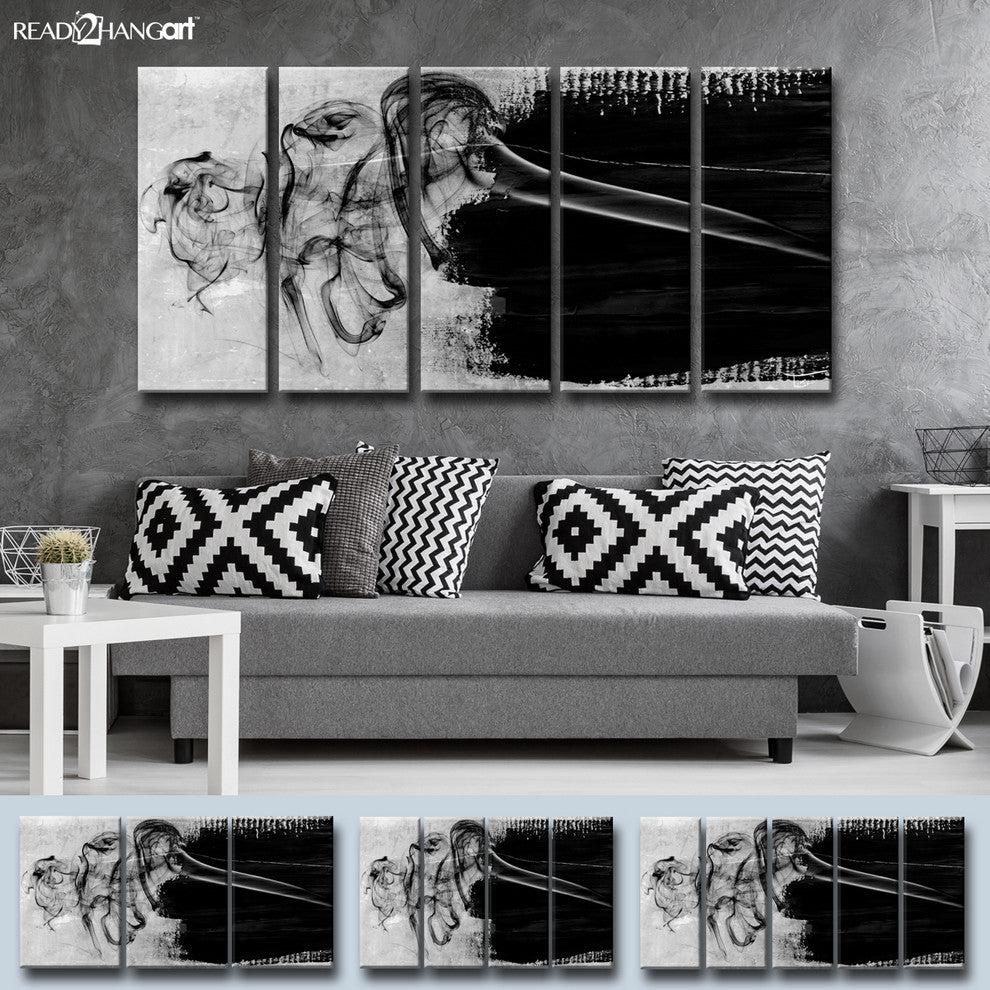 Ready2HangArt 'Glitzy Mist IX' by Tristan Scott, 24"x48", 4 Piece Set