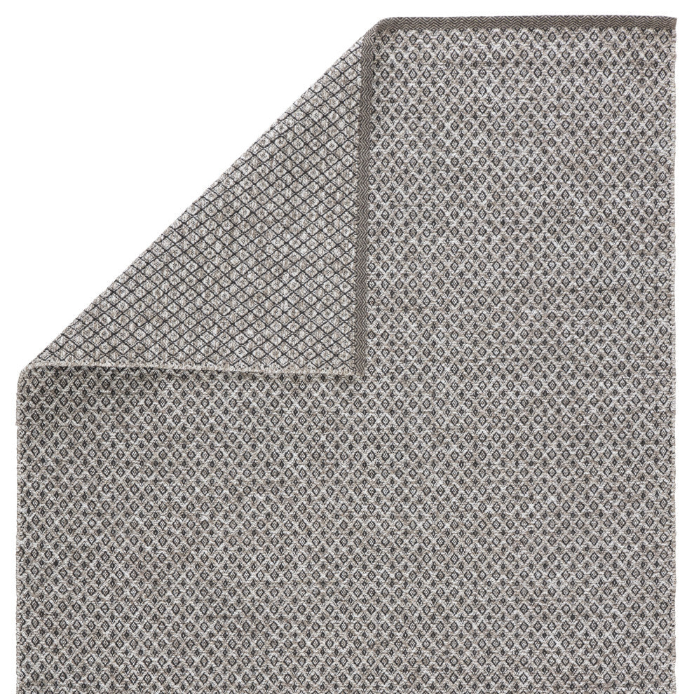Jaipur Living Foster Indoor/ Outdoor Trellis Gray/ White Area Rug 12'X15'