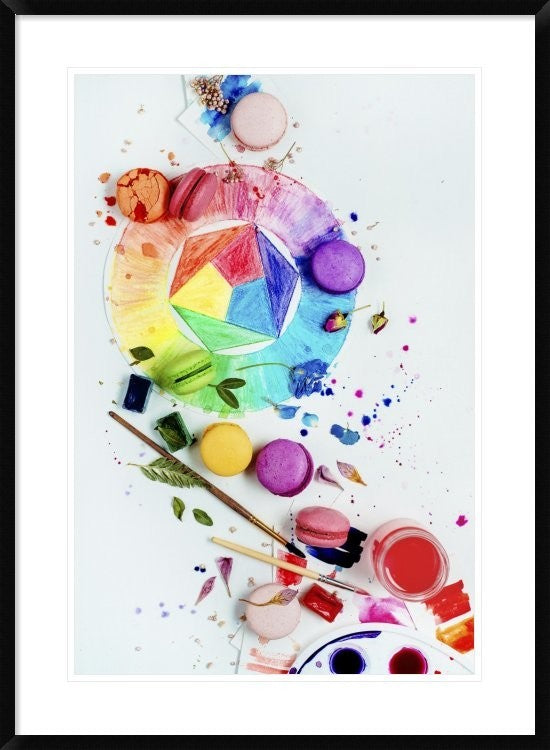 "Art Of Patisserie" Framed Digital Print by Dina Belenko, 28"x38"