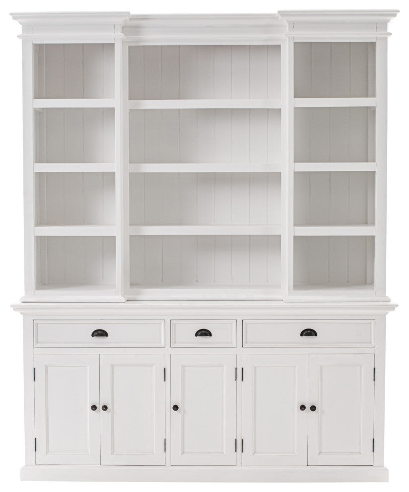 Classic White Large Kitchen Hutch