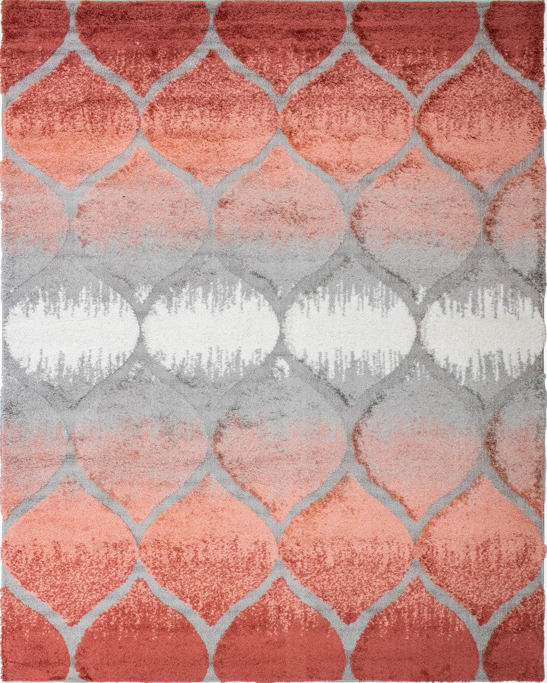 Noori Rug High-low Theron Grey/Terracotta Rug