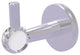 Clearview Robe Hook with Twisted Accents, Satin Nickel