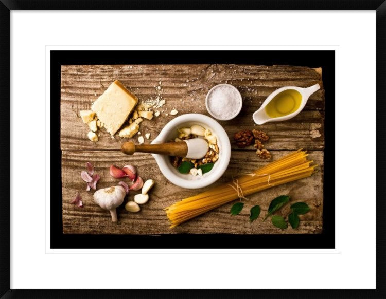 "Pesto" Framed Digital Print by Luiz Laercio, 30x23"