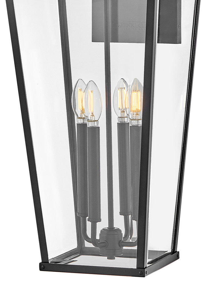 Hinkley Dawson Large Wall Mount Lantern, Black