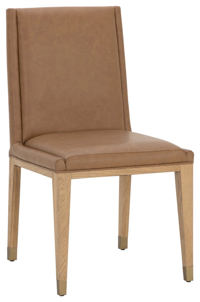 Kalla Dining Chair, Milliken Cognac, Set of 2
