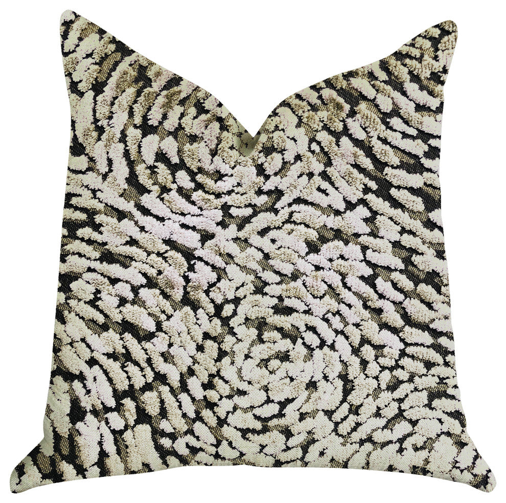 Mulberry Lasso Green Tones Luxury Throw Pillow, 20"x36" King
