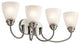 Bath 4-Light, Brushed Nickel, Standard