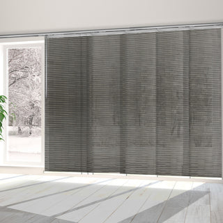 Kato 7-Panel Track Extendable Vertical Blinds 110-153"W