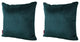GDF Studio Velvin Modern Fabric Throw Pillows, Set of 2, Teal
