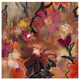 "Garden of a Joyful Day BL" Digital Paper Print by Joan Elan Davis, 26"x26"
