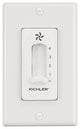 4 Speed Fan Slide Control, Ivory (Not Painted)