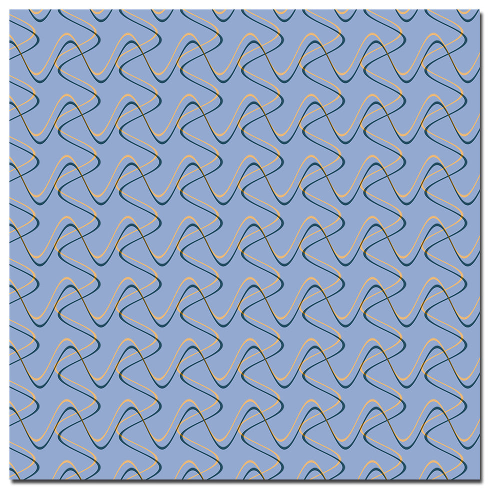 Geometric Study XVIII Canvas Wall Art, Single Panel