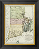 "Rhode Island, 1797" Framed Canvas Giclee by Daniel Friedrich Sotzmann, 16x20"