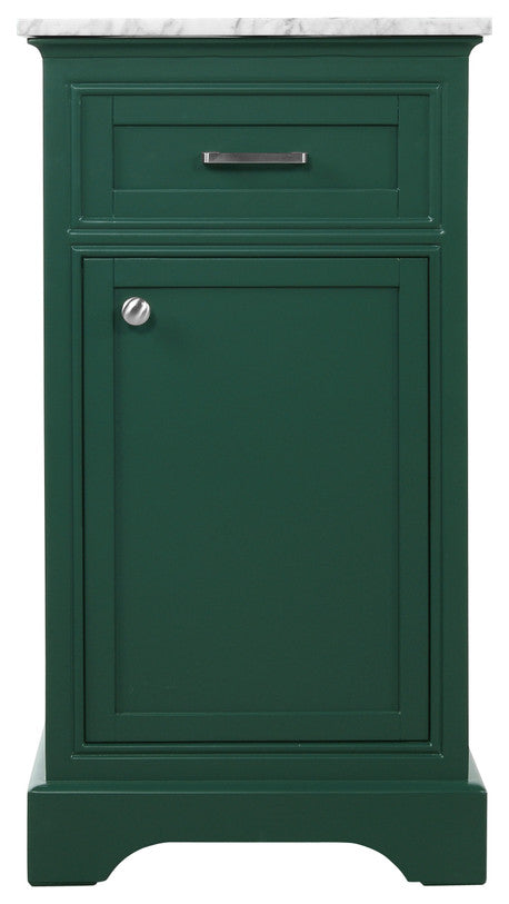 Amber Single Bathroom Vanity, Blue, Green, 19"