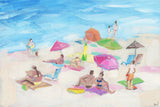 "Catching the Rays" Painting Print on Wrapped Canvas, 18"x12"