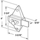 Slide Latch, 3-1/2" Mounting Holes on Center with Fasteners, Stainless Steel
